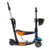 Самокат 5в1 Best Scooter, АБСТРАКЦІЯ, PU колеса, ПІДСВІЧУВАННЯ КОЛІС, у коробці 21500 – фото