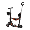 Самокат 5в1 Best Scooter, АБСТРАКЦІЯ, PU колеса, ПІДСВІЧУВАННЯ КОЛІС, у коробці 17334 – фото