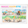 Магнітний конструктор машина з будівельним краном Magic magnetic JH8973 – фото